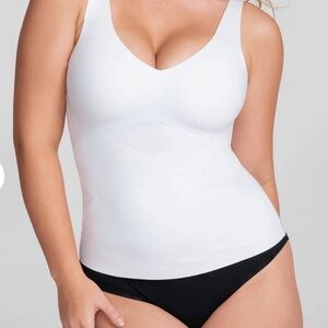 Honeylove White Seamless Shapewear Bodysuit